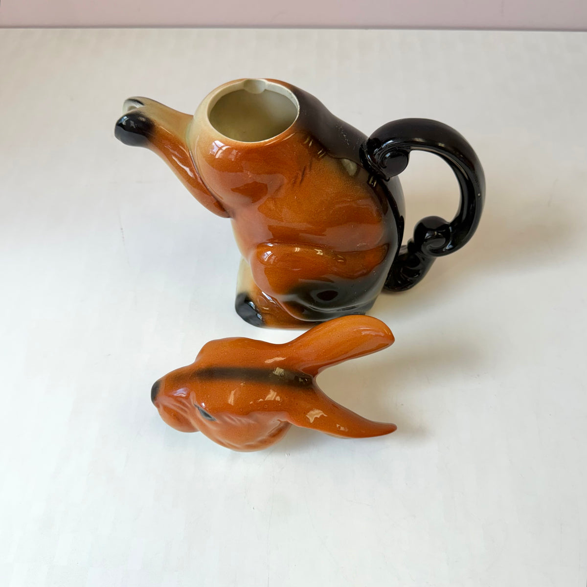 Vintage Ceramic Rabbit Teapot