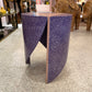 Vintage 1980's Postmodern Pink and Purple Side/Accent Table