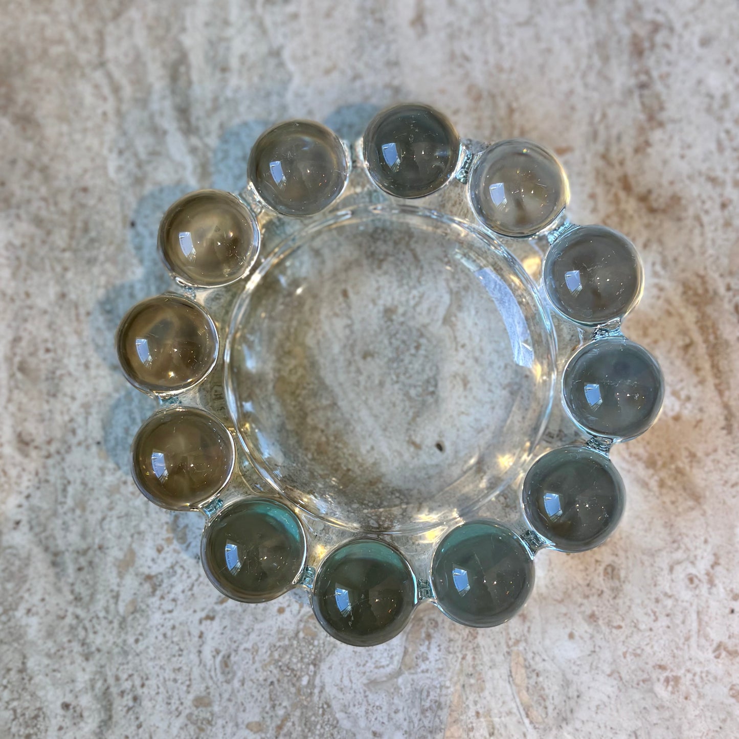 Vintage Clear Boopie Glass Dish