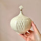 Vintage Porcelain Lidded "Harlequin" Candy Dish by Lenox