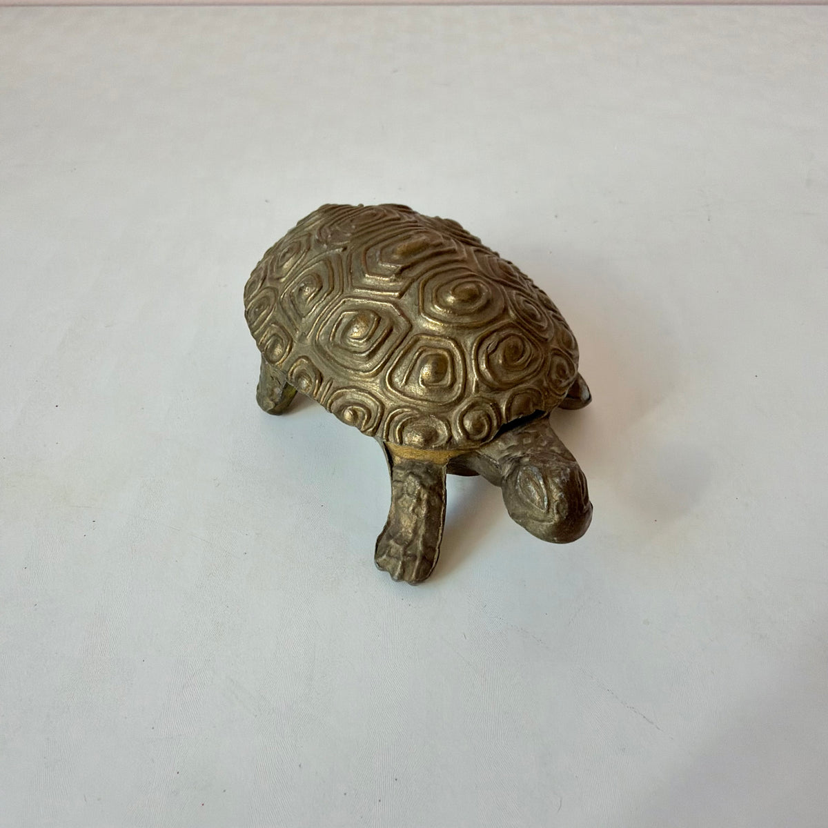 Vintage Bronze Turtle Box Made in Italy