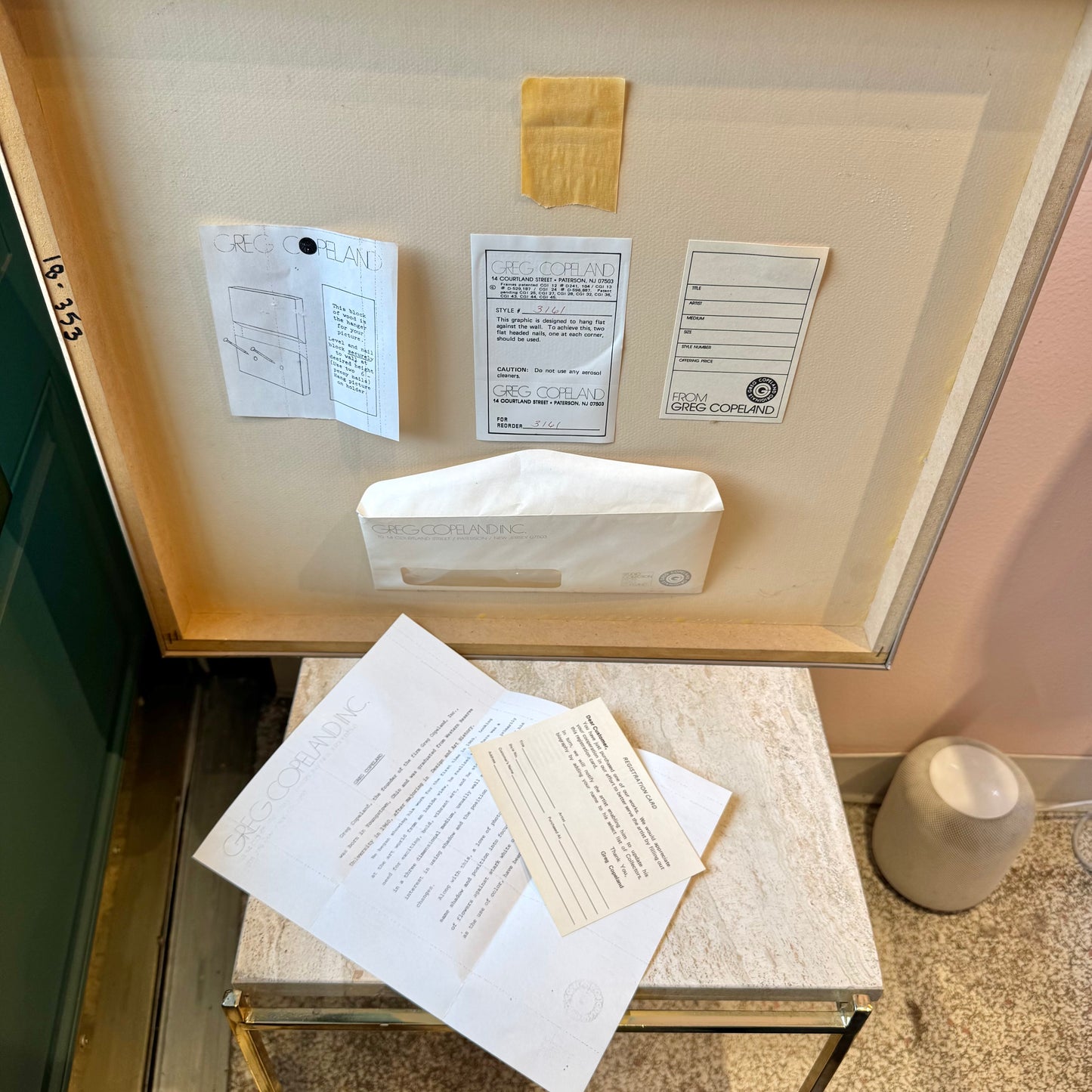 Vintage 1970's Framed 3D Paper Sculpture Shell Artwork by Rebecca Melville Miller for Greg Copeland