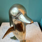 Vintage Brass Dolphin Statue