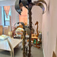 Vintage Tommaso Barbi Style Hollywood Regency Brass Palm Tree Sculpture