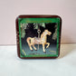 Vintage Carousel Horse Ornament in Box #5