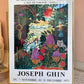 Vintage Framed Joseph Ghin Exhibition Poster