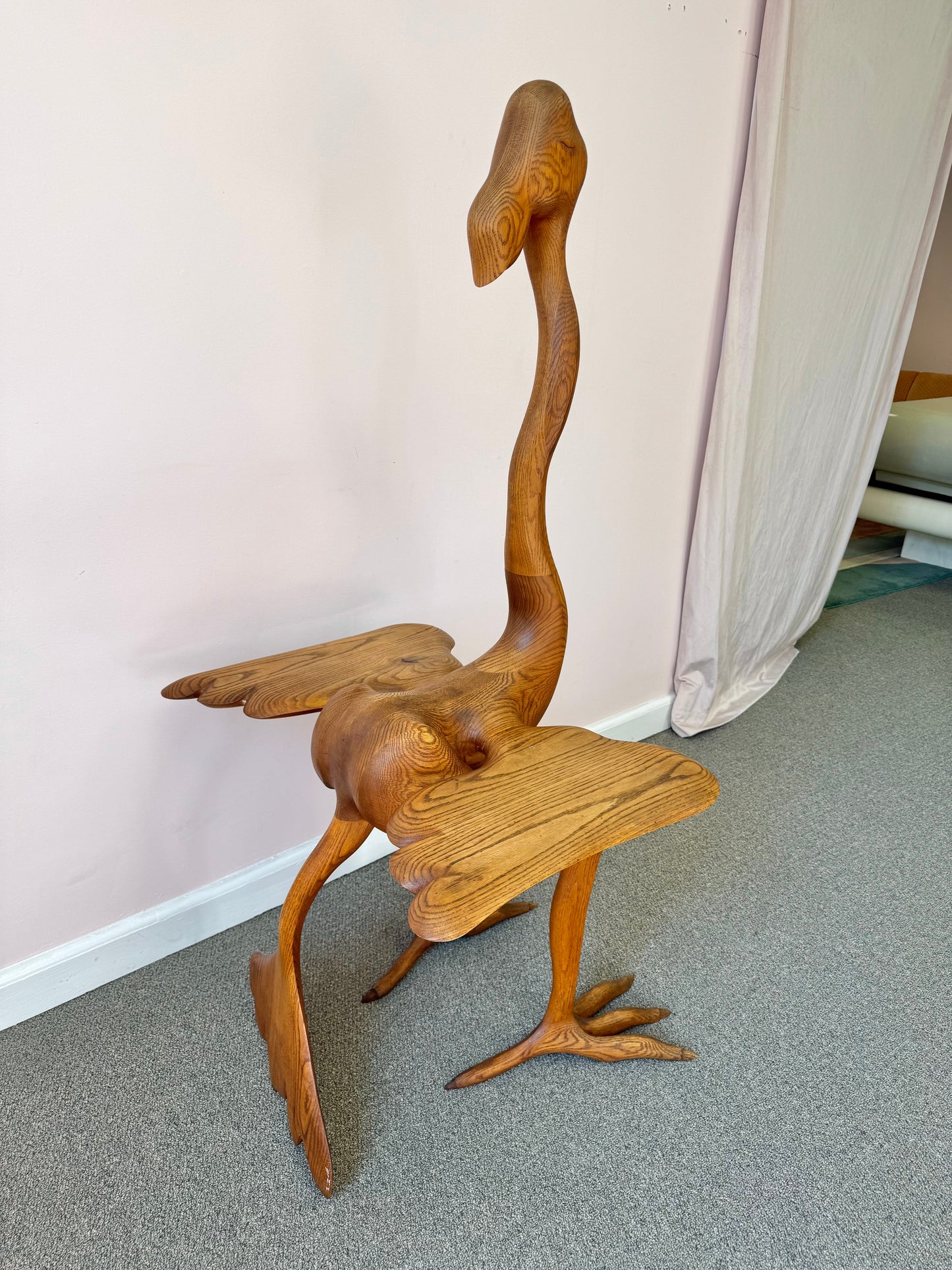 1980 Andrew Willner Ostrich Table/Signed and Dated