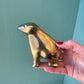 Vintage Brass Polar Bear Figurine