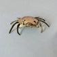 Vintage Brass Crab Ashtray