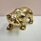 Vintage Solid Brass Bear Statue