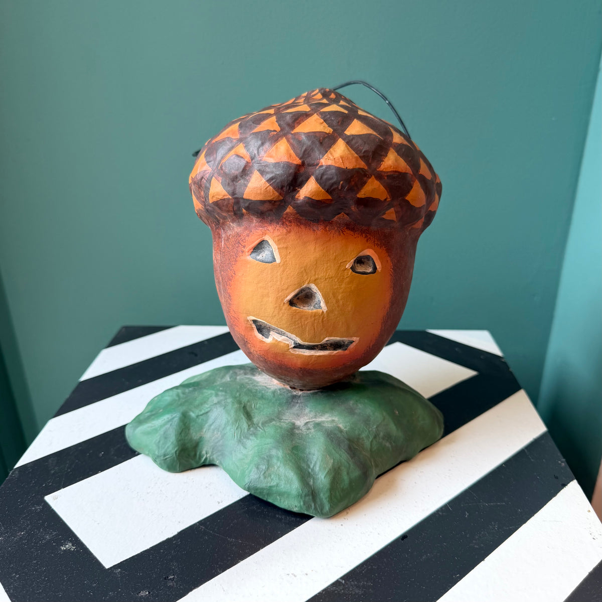 Vintage Inspired Haunted Acorn Candy Bucket