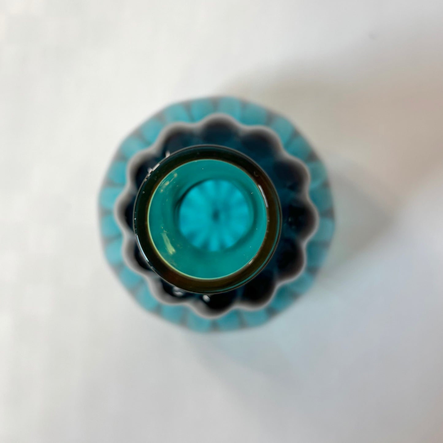 Vintage Glass Jewel Bud Vase By Chatham Glass Co.