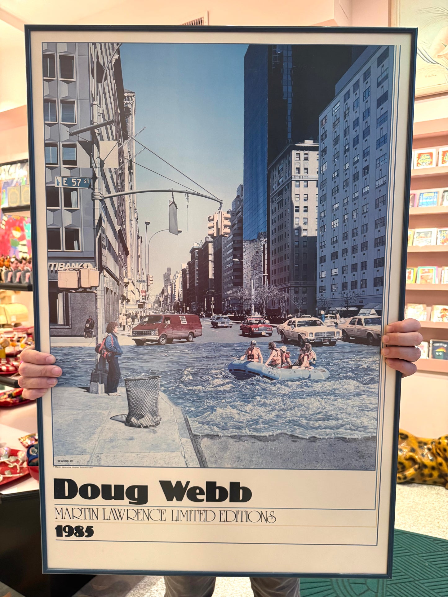 Vintage "Urban Development 2" Print Poster by Doug Webb 1985