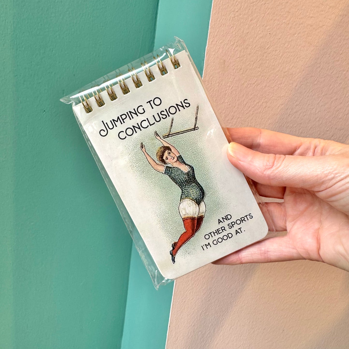 Jumping to Conclusions Spiral Memo Notepad