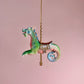 Resin Carousel Dragon Ornament