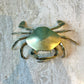 Vintage Brass Crab Ashtray