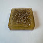 Vintage Set of 4 Shell Encrusted Lucite Coasters