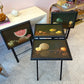 Set of 4 Vintage 1960’s Still Life Fruit Folding Tables with Stand by Artex