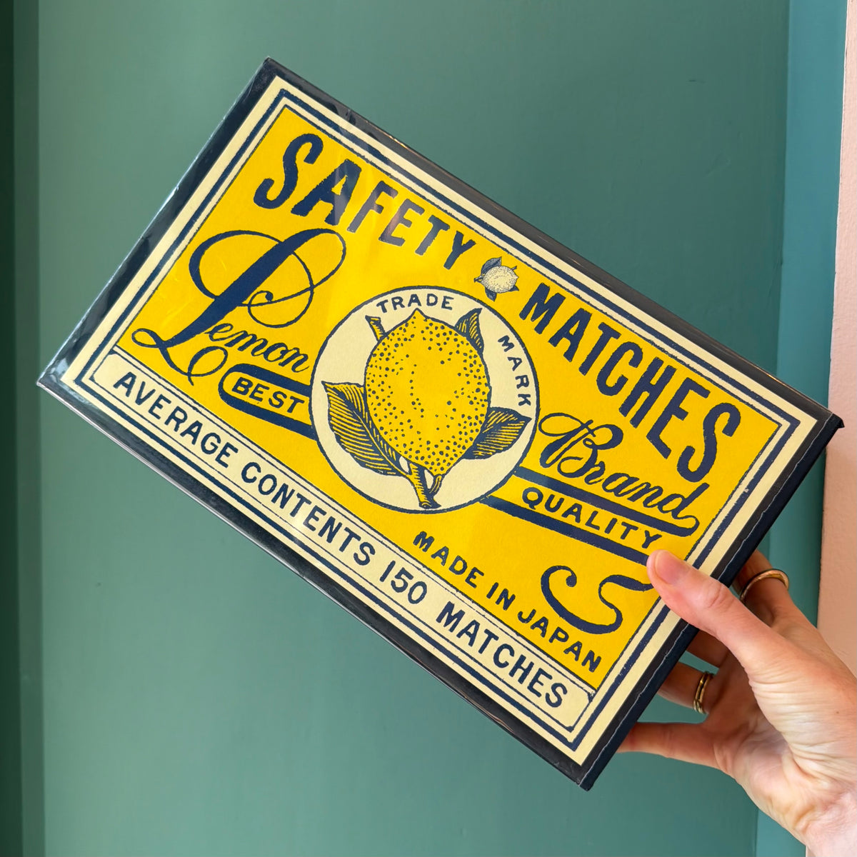Lemon Giant Safety Matches by Archivist