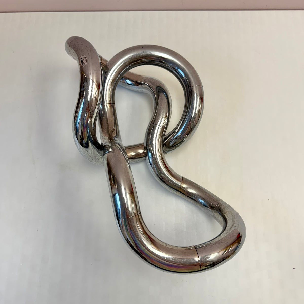 Vintage 1982 Chrome "Tangle" Sculpture by Richard X Zawitz