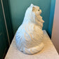 Vintage 1980’s Large White Ceramic Persian Cat Sculpture