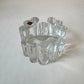 Vintage Clear Glass Wiesenthal Hutte Votive Candle Holder/Catchall