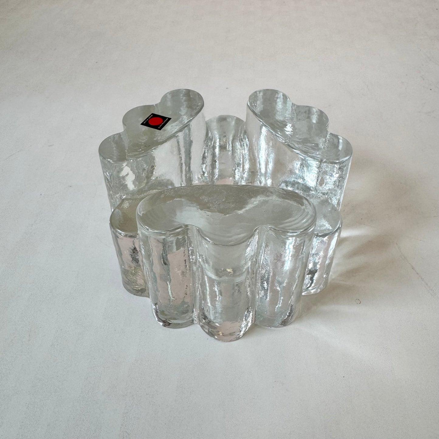 Vintage Clear Glass Wiesenthal Hutte Votive Candle Holder/Catchall