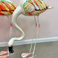 Pair of Extra Large Vintage Mexican Papier- Mache Flamingo Statues
