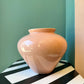 Vintage Peach Ceramic Vase