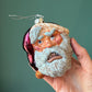 Gorenaments Glass Evil Santa Ornament