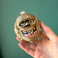Gorenaments "Mummzy" Wrapped Up Mummy Glass Ornament