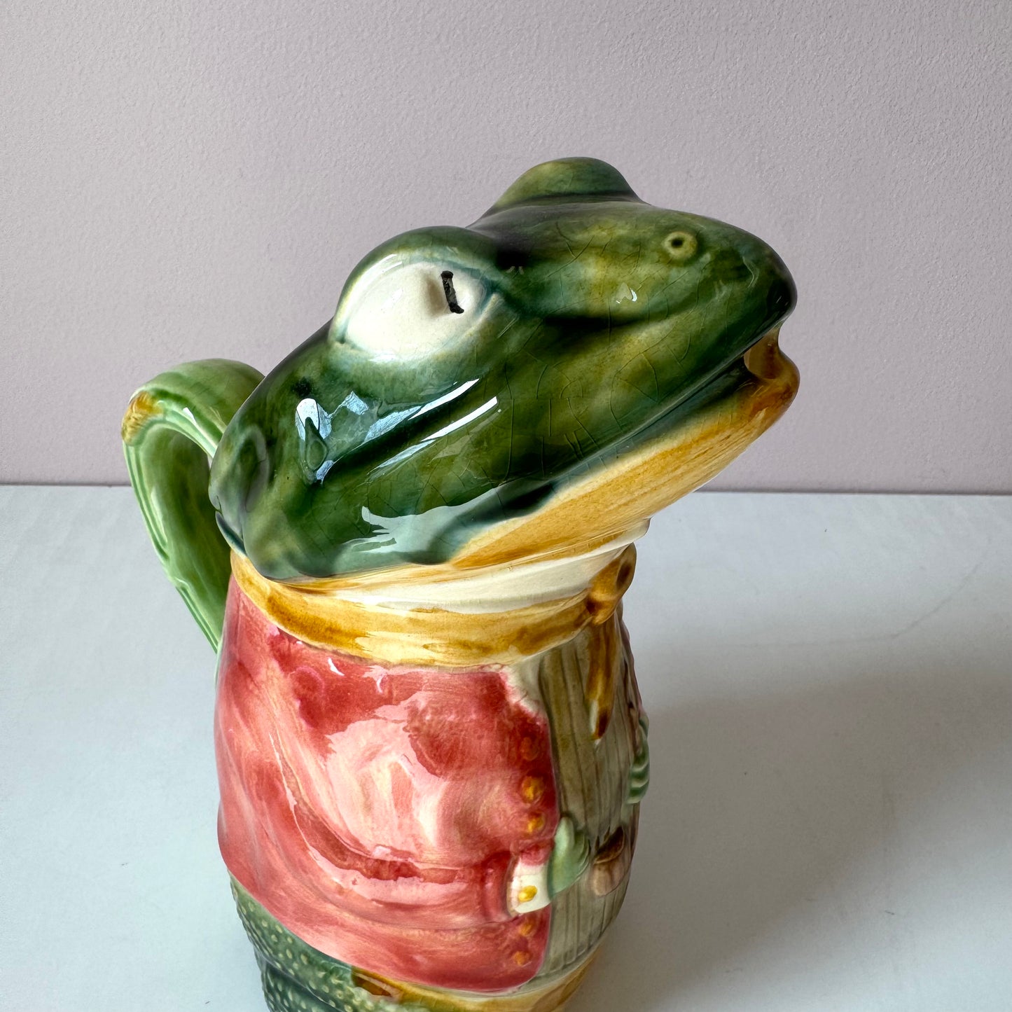 Antique Frog Pitcher by Fives Lille France