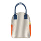 Zipper Lunch Bag - Pencil Stripe Nautical