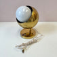 Vintage Brass Space Age Eyeball Lamp
