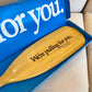 Vintage Advertising 'We're Pulling for you' Paddle Prototype