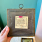 Set of 4 Antique Framed Sungott Decoupage Gold Leaf Convex Glass Artworks