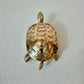 Vintage Brass Turtle Trinket Box