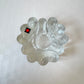 Vintage Clear Glass Wiesenthal Hutte Votive Candle Holder/Catchall