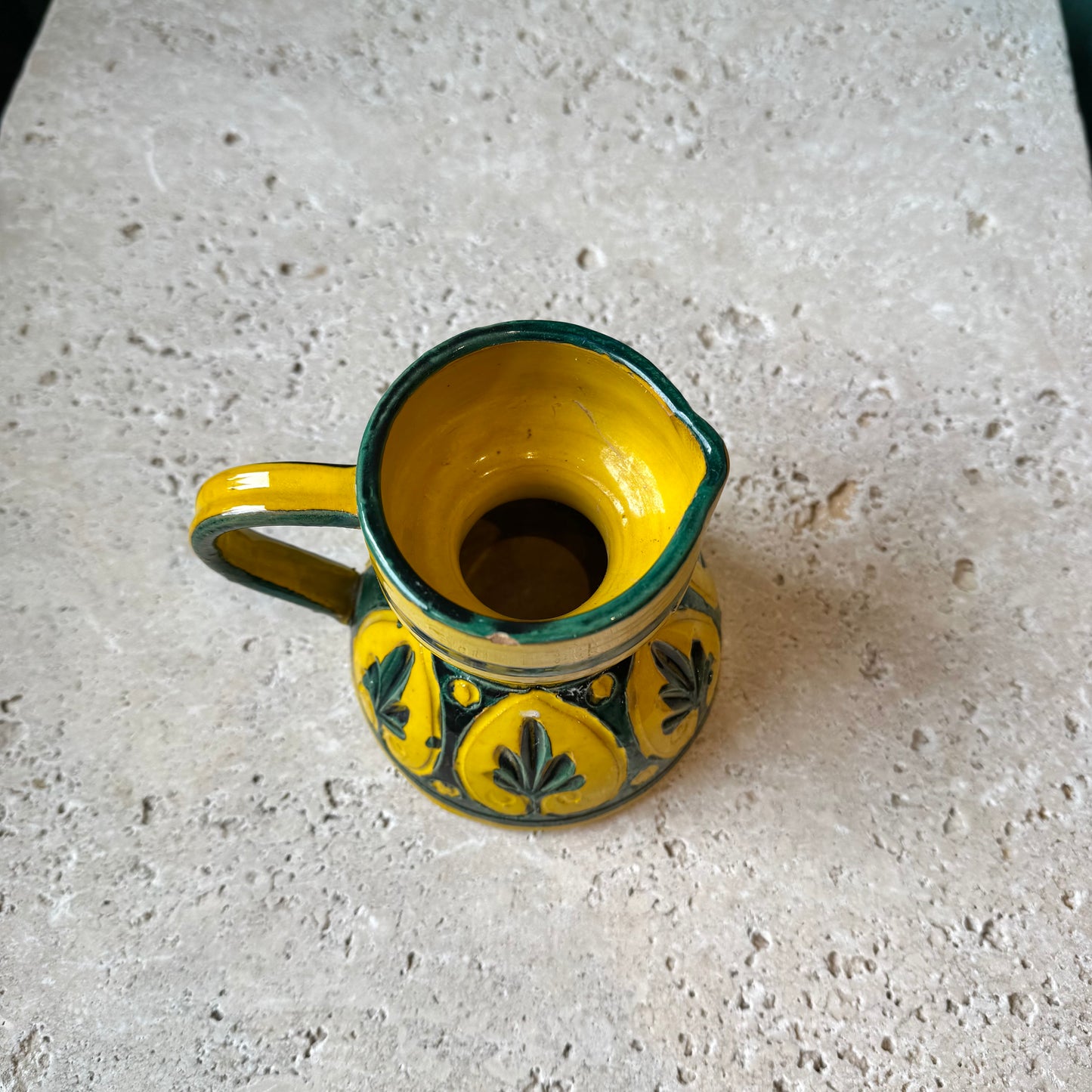 Vintage Mid-Century Italian Pottery Pitcher Creamer Jug