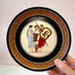 Vintage Set of 3 Mid-Century Greek Wall Hanging Plates by D. Vassilopoulos