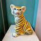 Vintage Ceramic Tiger Cub Statue