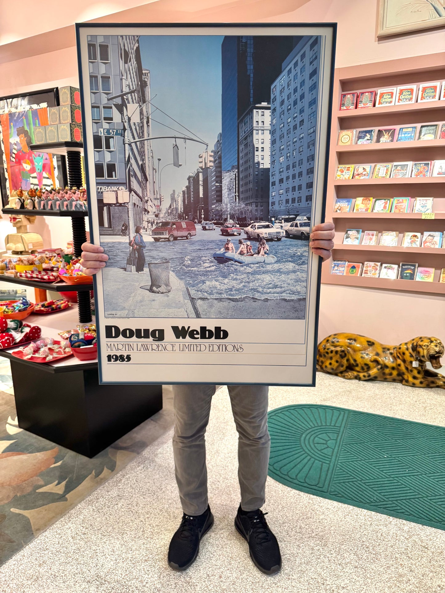 Vintage "Urban Development 2" Print Poster by Doug Webb 1985