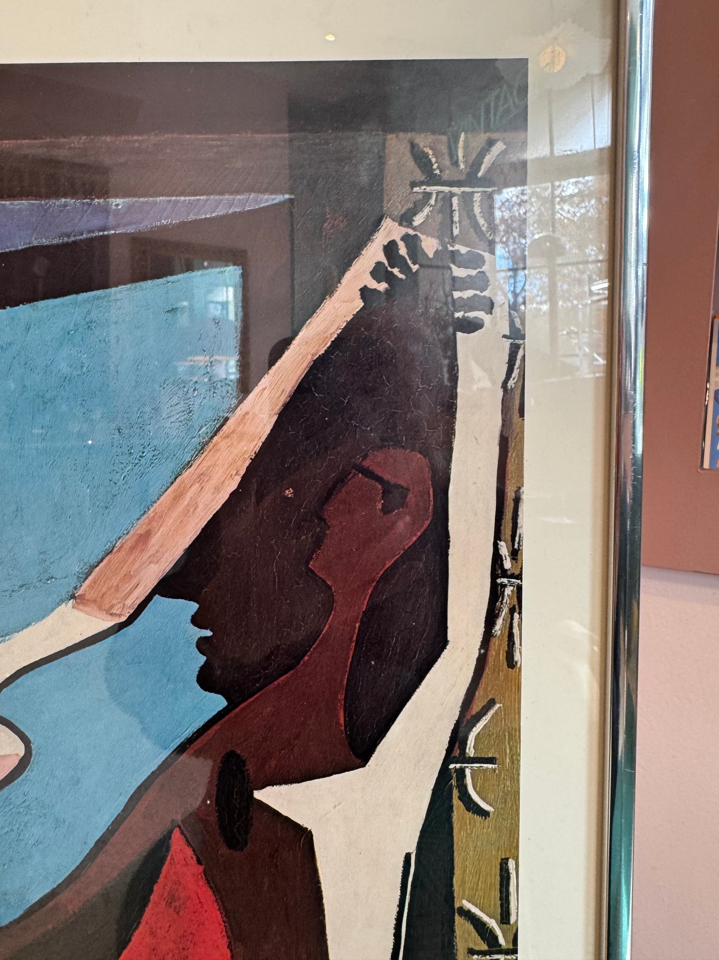 Vintage Framed 1980 "Pablo Picasso: A Retrospective" Exhibition Poster