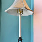 Vintage Mermaid and Dolphin Brass and Bronze Table Lamp with Shade