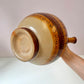 Vintage Handcrafted Mexican Tonala Clay Pottery Water Jug
