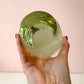 Vintage Clear Glass Jellyfish Paperweight