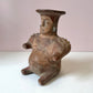 Vintage Handcrafted Mexican Terracotta Figurative Talisman Vessel/Vase