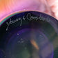 Vintage Purple Art Glass Candle Holder/Vase by Young & Constantin