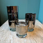 Vintage Set of 6 Dorothy Thorpe Style Silver Fade Cocktail Glasses