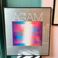 Vintage Framed AGAM Gallery Poster